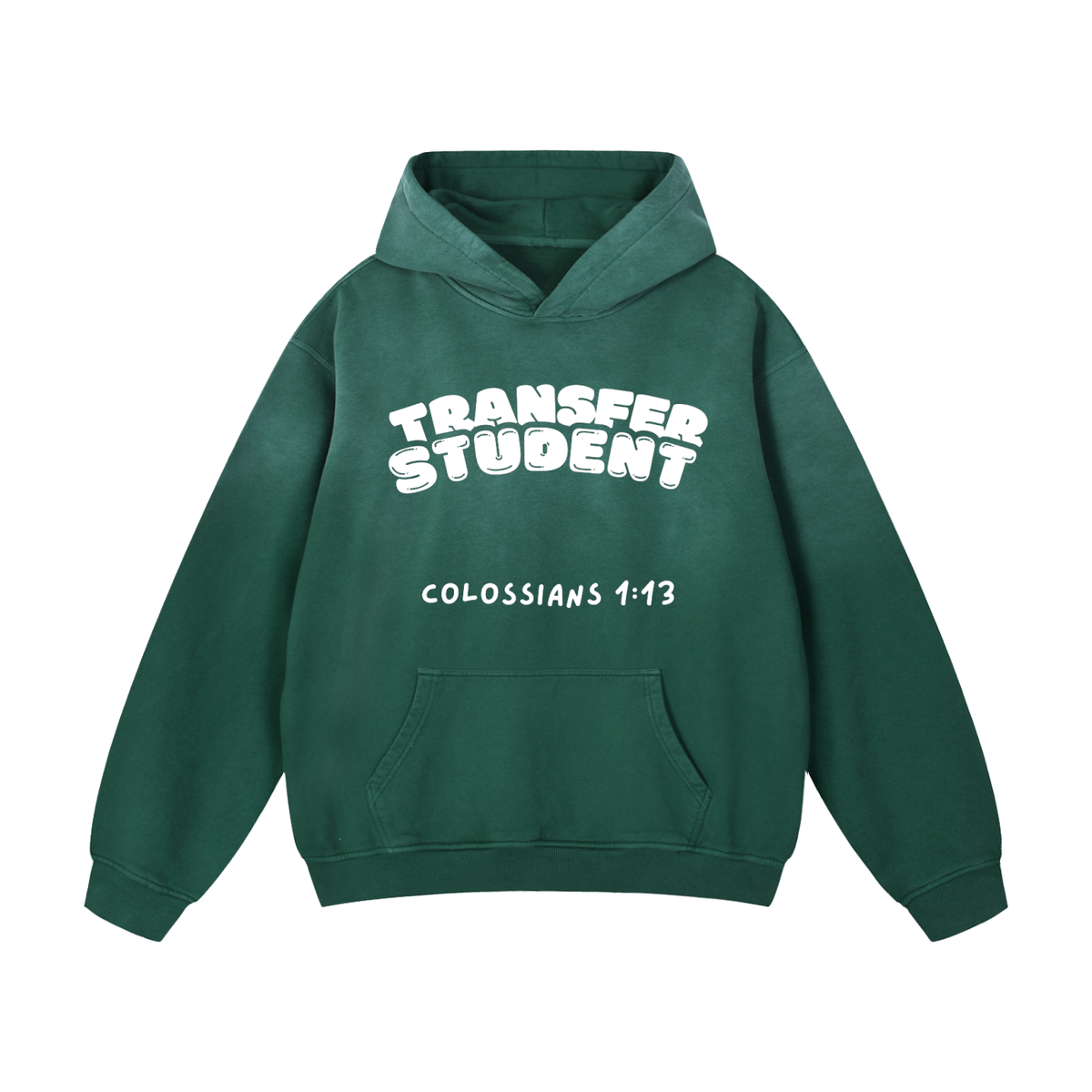 Transfer Student Heavyweight Sunfade Oversized Hoodie