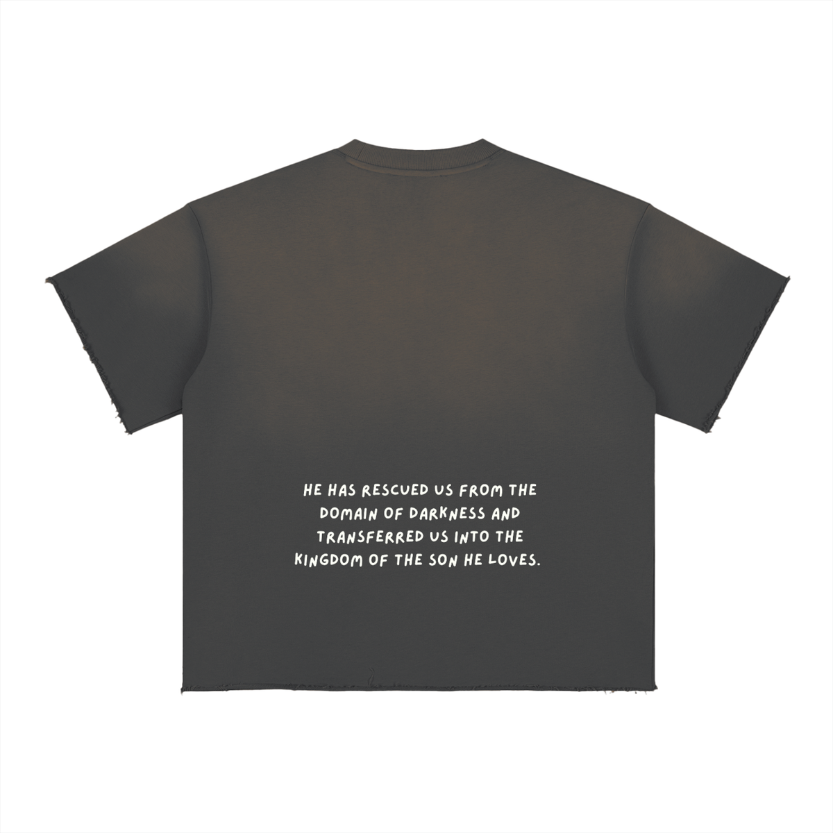 Transfer Student Sun Fade Raw Edge T-Shirt