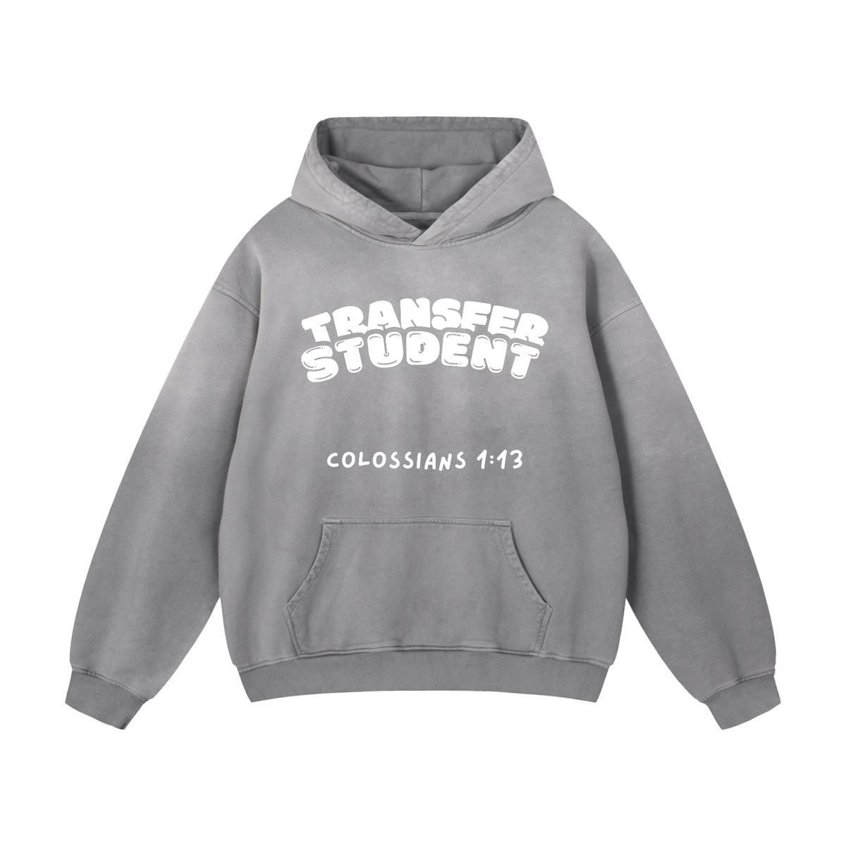 Transfer Student Heavyweight Sunfade Oversized Hoodie