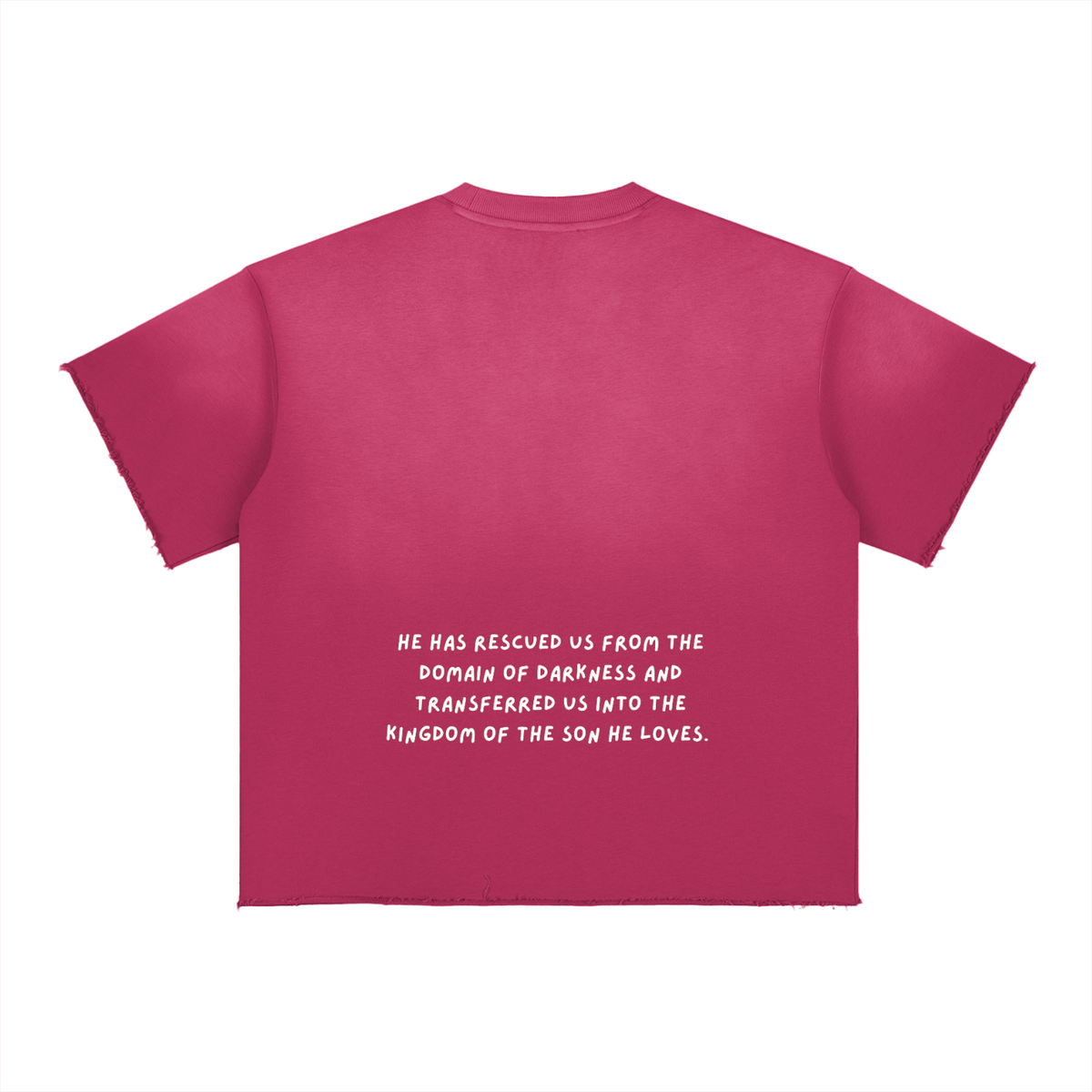 Transfer Student Sun Fade Raw Edge T-Shirt