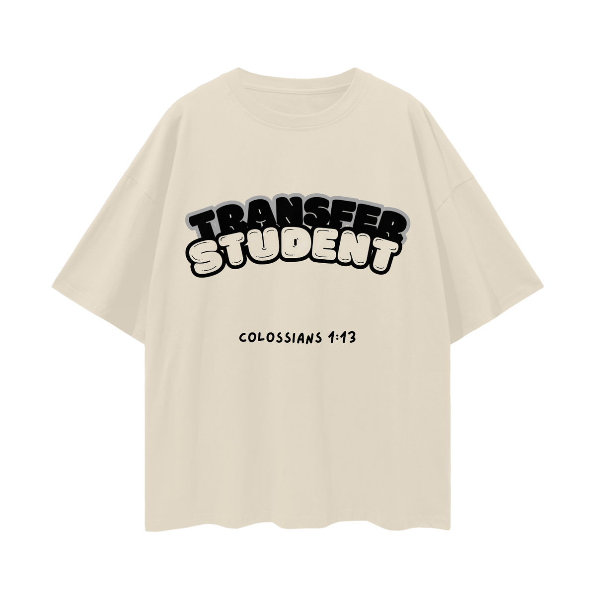 Transfer Student Deep Drop Shoulder Tee