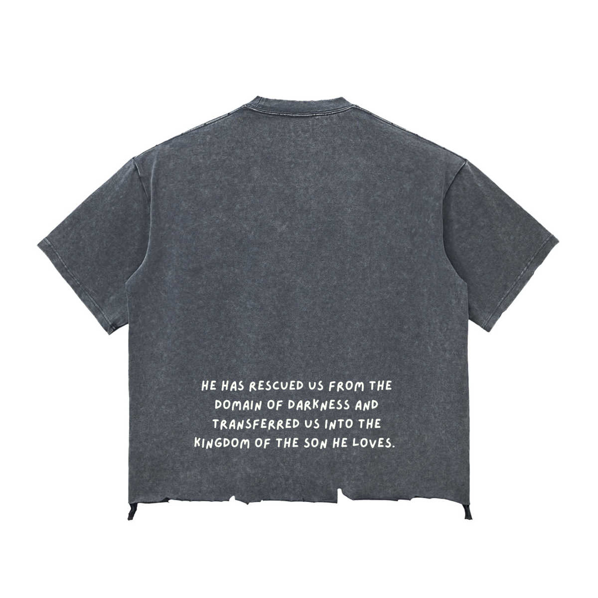 Transfer Student Raw-Hem Boxy T-shirt